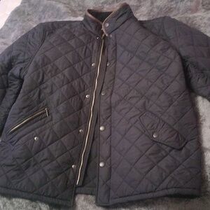 Men's XXL black Barbour jacket